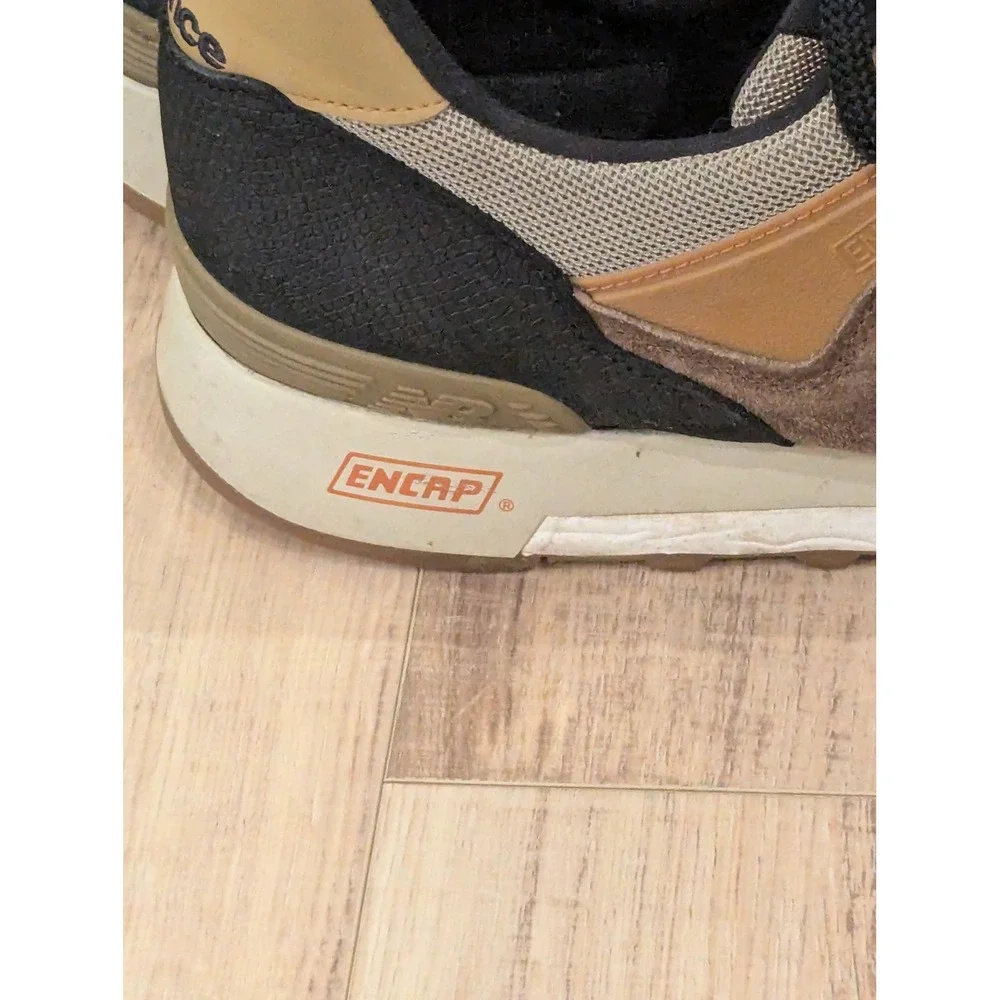 New Balance 577 M577COB Made in England Men's 14 D Brown Black Suede Sneakers